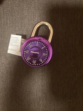 Master Lock Purple Combination Padlock